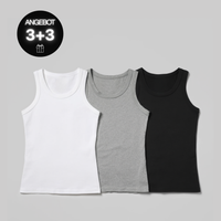 BAMBUSFASER-TANKTOPS | ANGEBOT 3 + 3 GRATIS